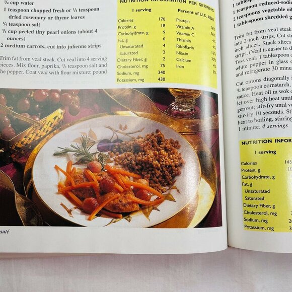 Healthy Cookbook Betty Crocker Recipes 1993 Carolyn B Mitchell Illustrated u Ha - Picture 5 of 7